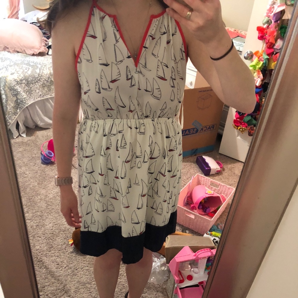 Sailboat dress dress